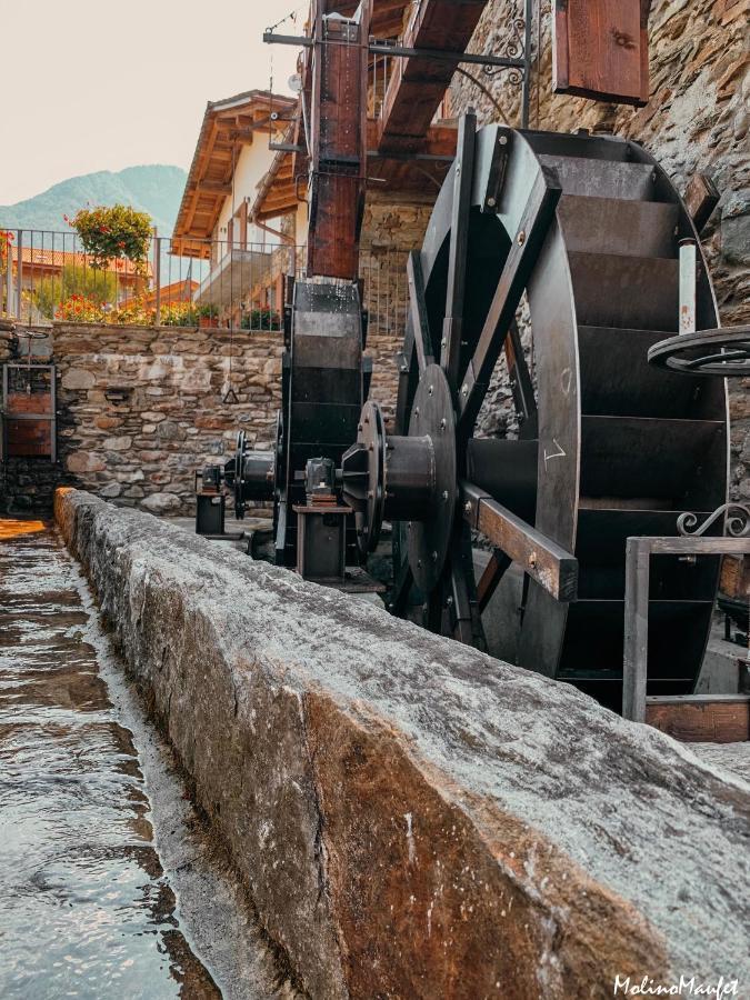 La Volta - Lake Como Heritage Home In Molino Maufet Watermill - Patio On The Garden Colico Exterior photo